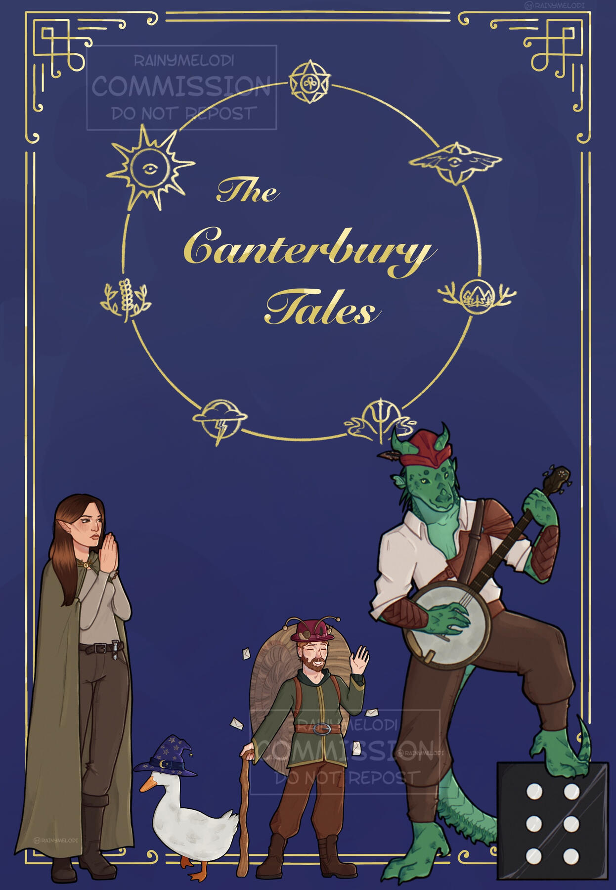 The Canterbury Tales - Campaign Poster Commission (2025, digital)