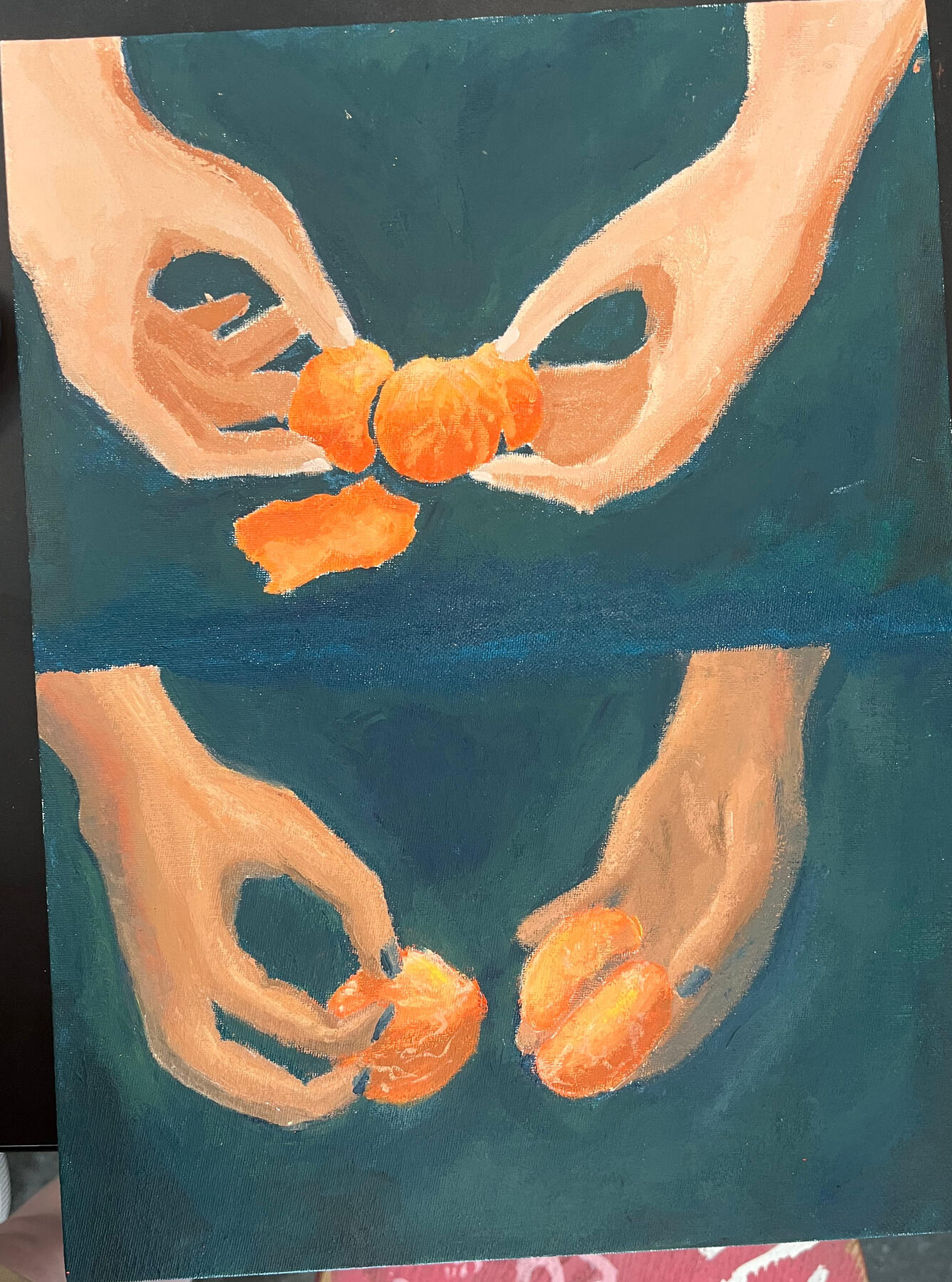 Amicus (2025, acrylic on canvas)